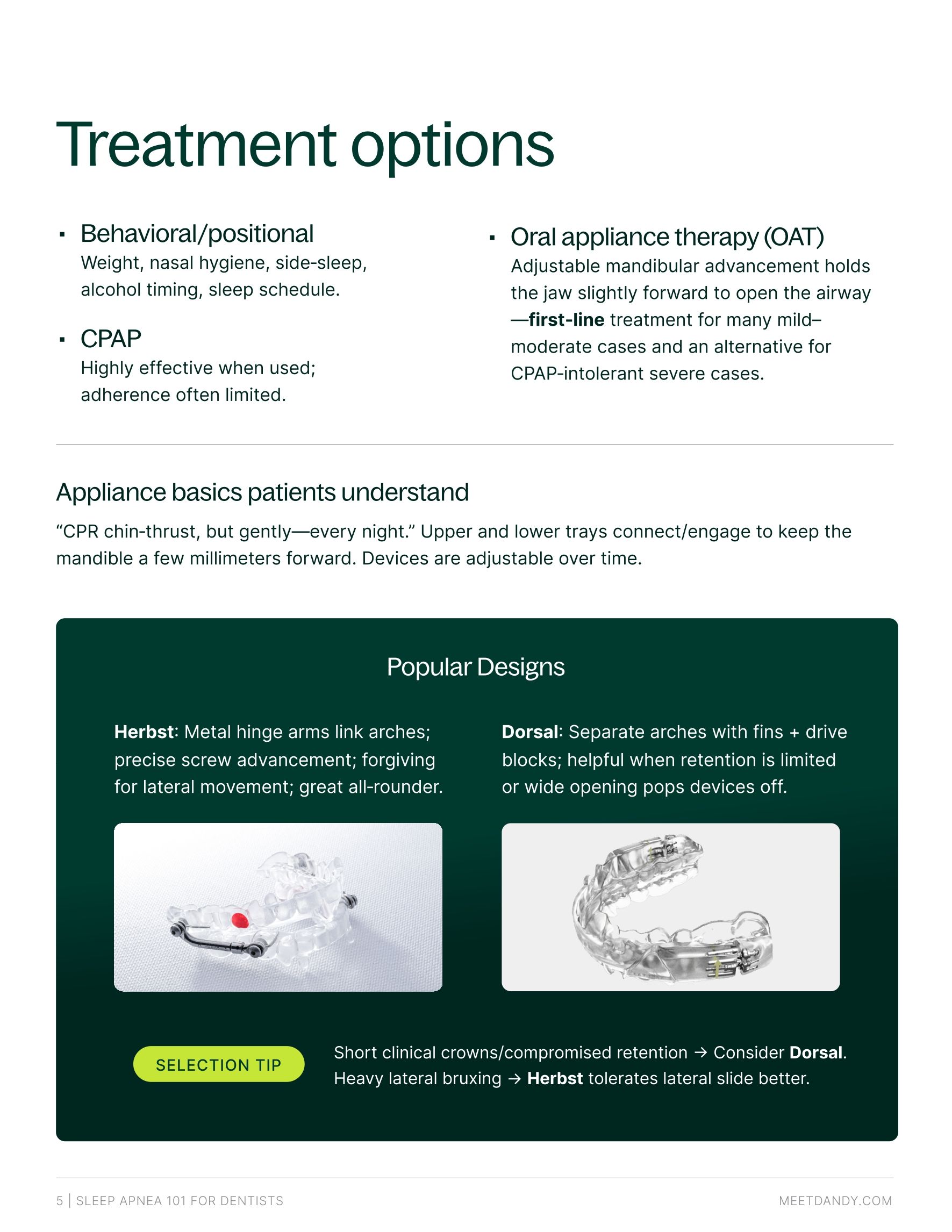 Sleep apnea 101 for dentists