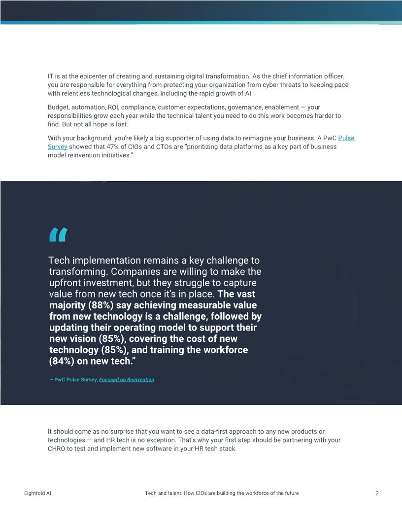 Tech and talent: How CIOs are building the workforce of the future