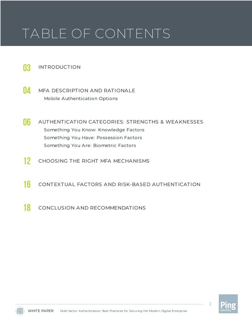 Multi-factor Authentication: Best Practices for Securing the Modern Digital Enterprise