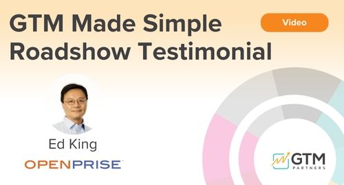 Openprise Testimonial on the GTM Made Simple Roadshow