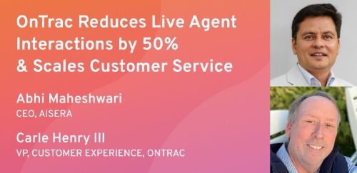 OnTrac Reduces Live Agent Interactions by 50% & Scales Customer Service