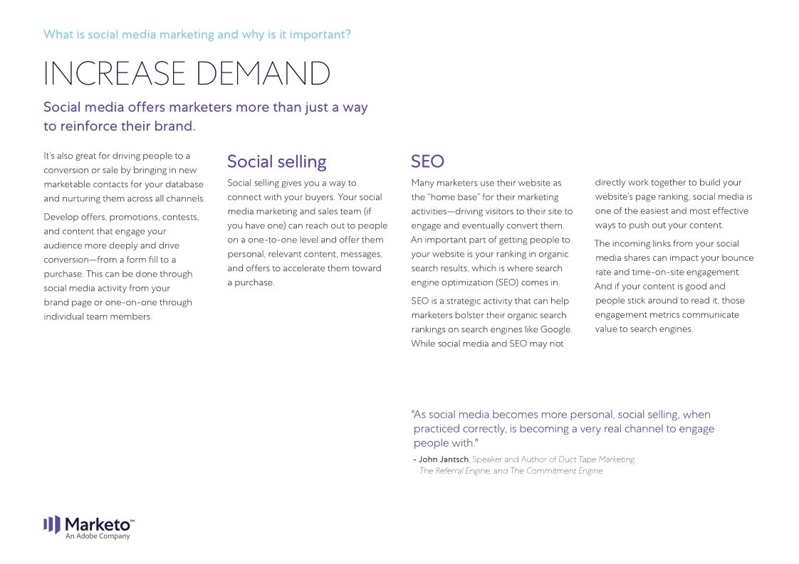 The Definitive Guide to Social Media Marketing Marketo