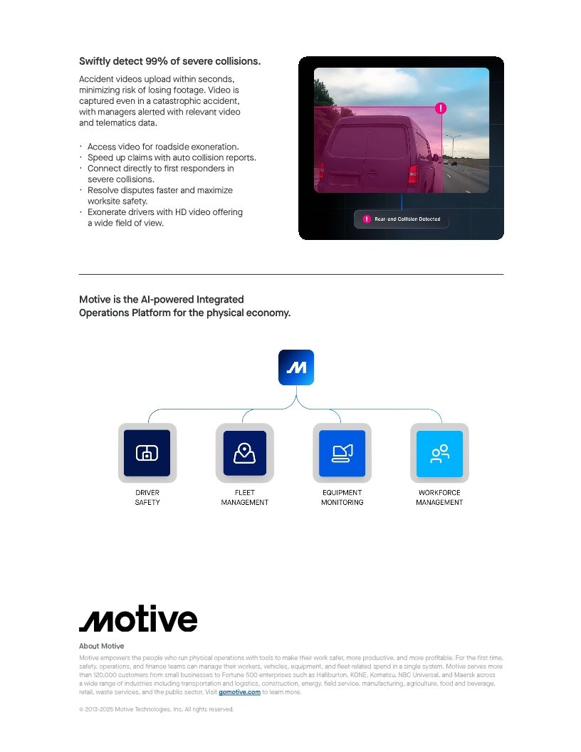 UK: Product Brief Driver Safety