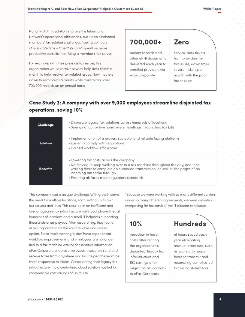 Transitioning to Cloud Fax: How eFax Helped 4 Customers Succeed