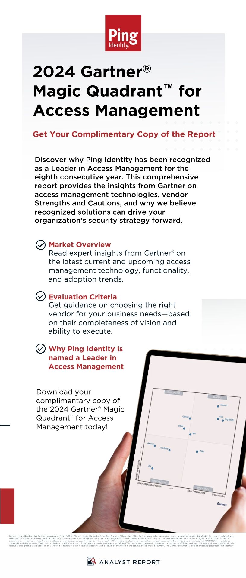 2024 Gartner® Magic Quadrant™ for Access Management