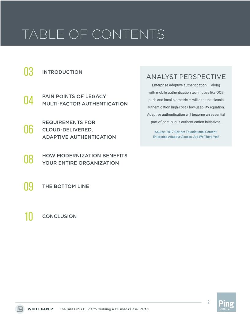 IAM Pro's Guide to Building a Business Case, Part 2