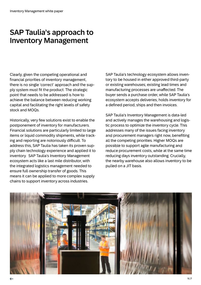 Profitability through Inventory Management: A new approach