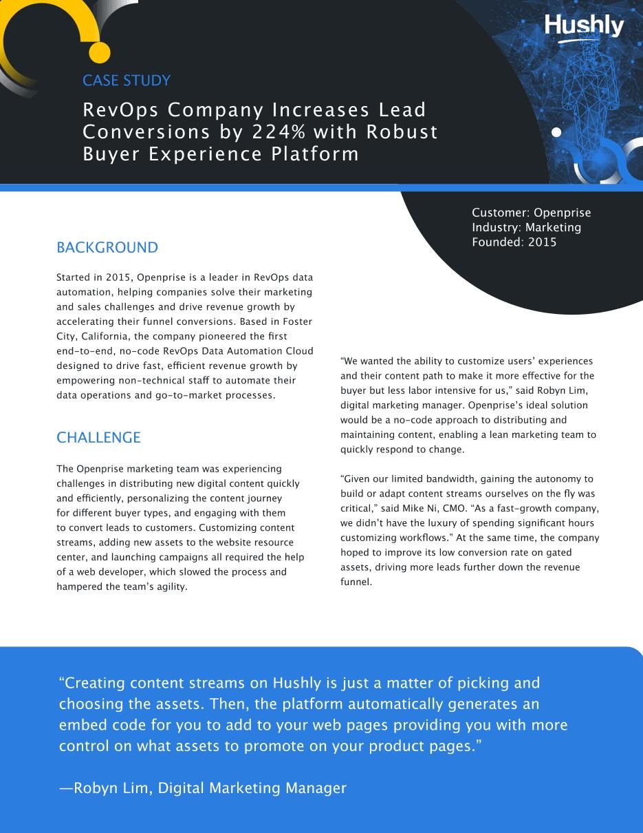 Case Study: Openprise