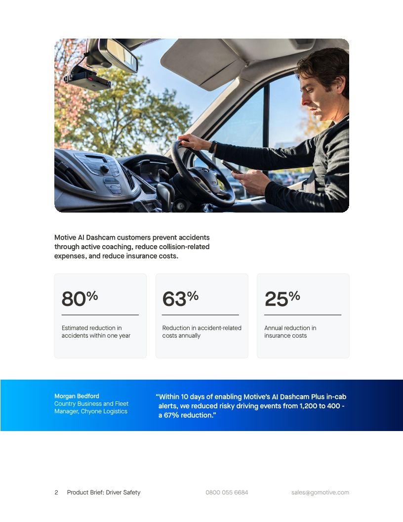 Driver Safety product brief