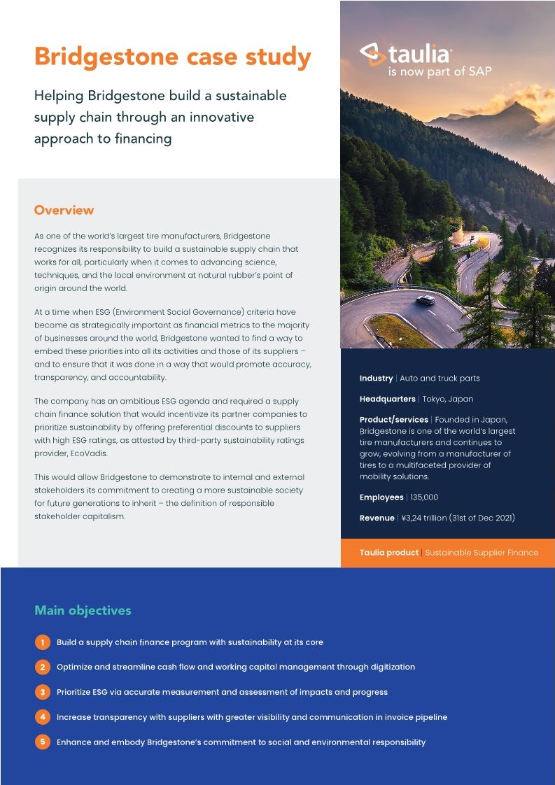 Case Study: Bridgestone