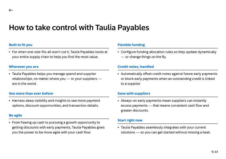 SAP Taulia Payables Ebook