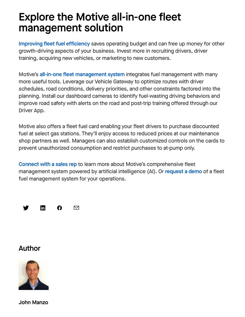 Reduce Costs with a Fleet Management System