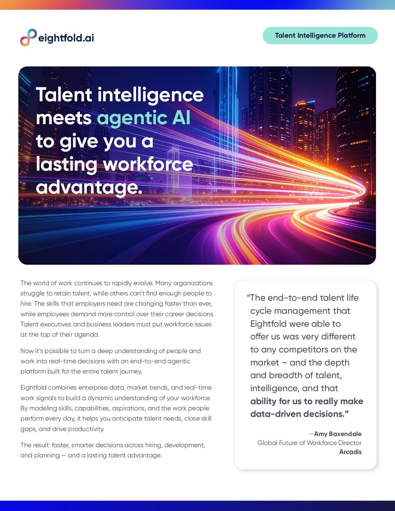 Eightfold Talent Intelligence Platform
