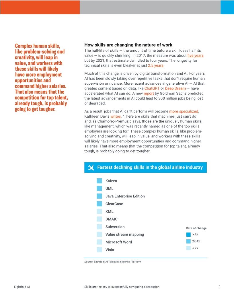 Skills are the key to successfully navigating a recession