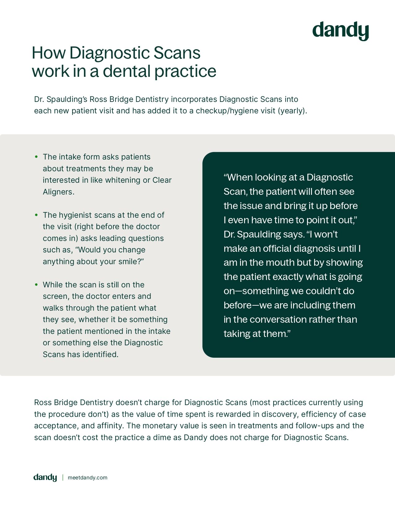 Why (and how to) introduce Diagnostic Scans to all of your patients