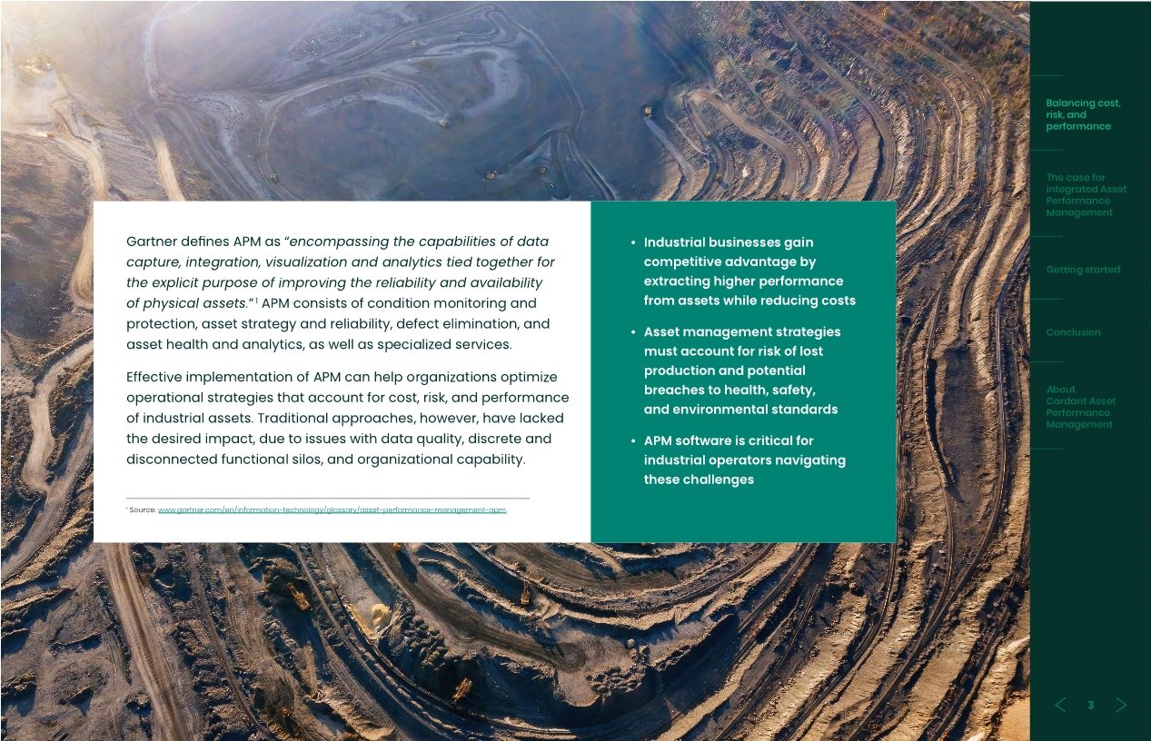 Making the case for integrated Asset Performance Management