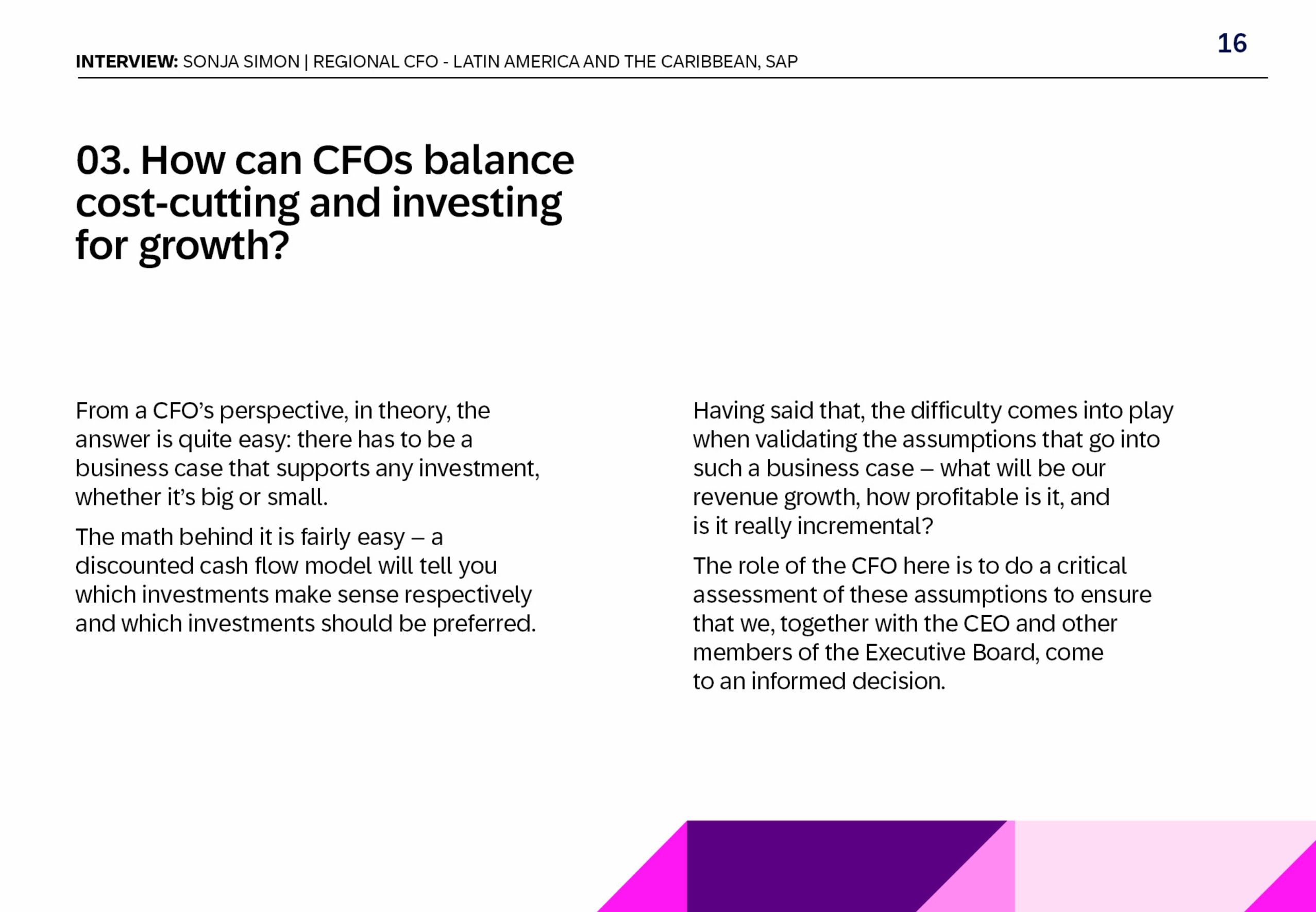 CFO Perspectives: Unlocking Insights Through Conversation