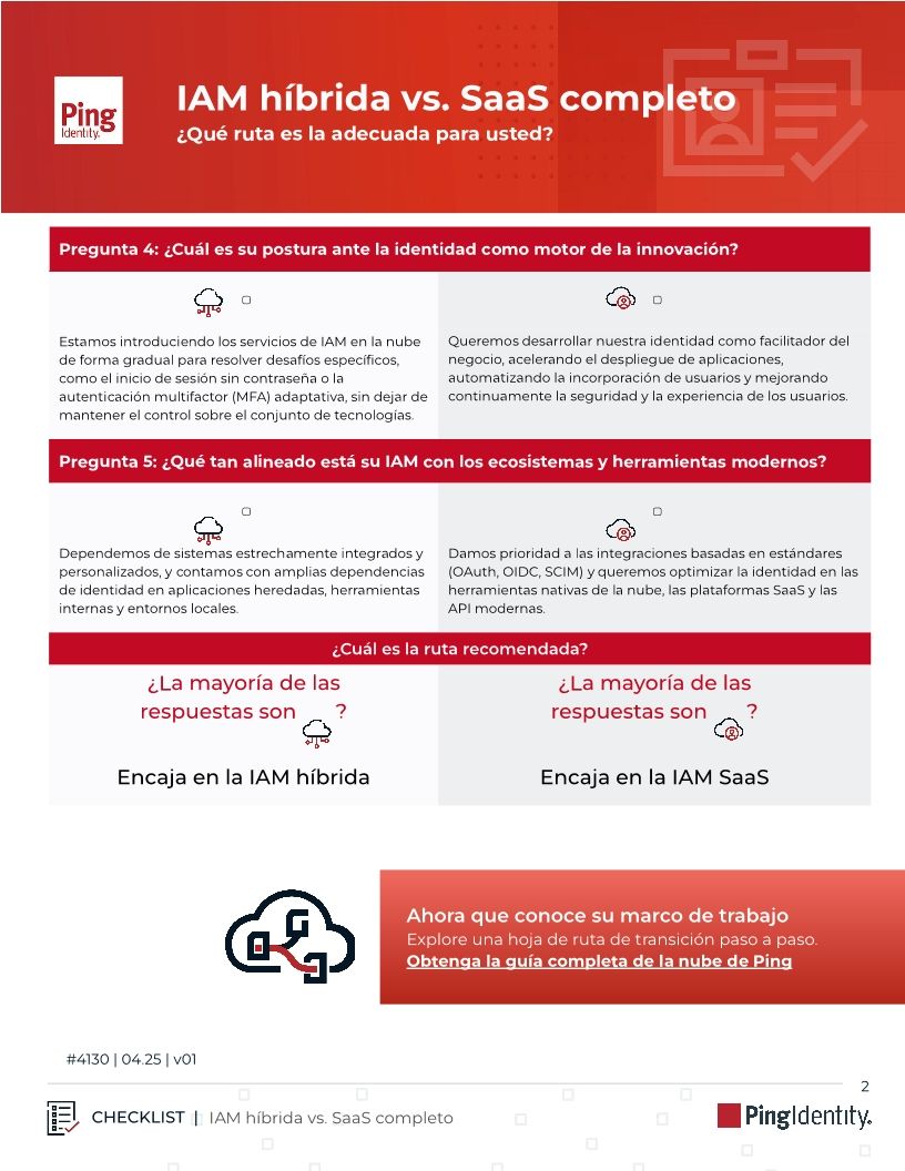 IAM h&iacute;brido vs. IAM SaaS completo