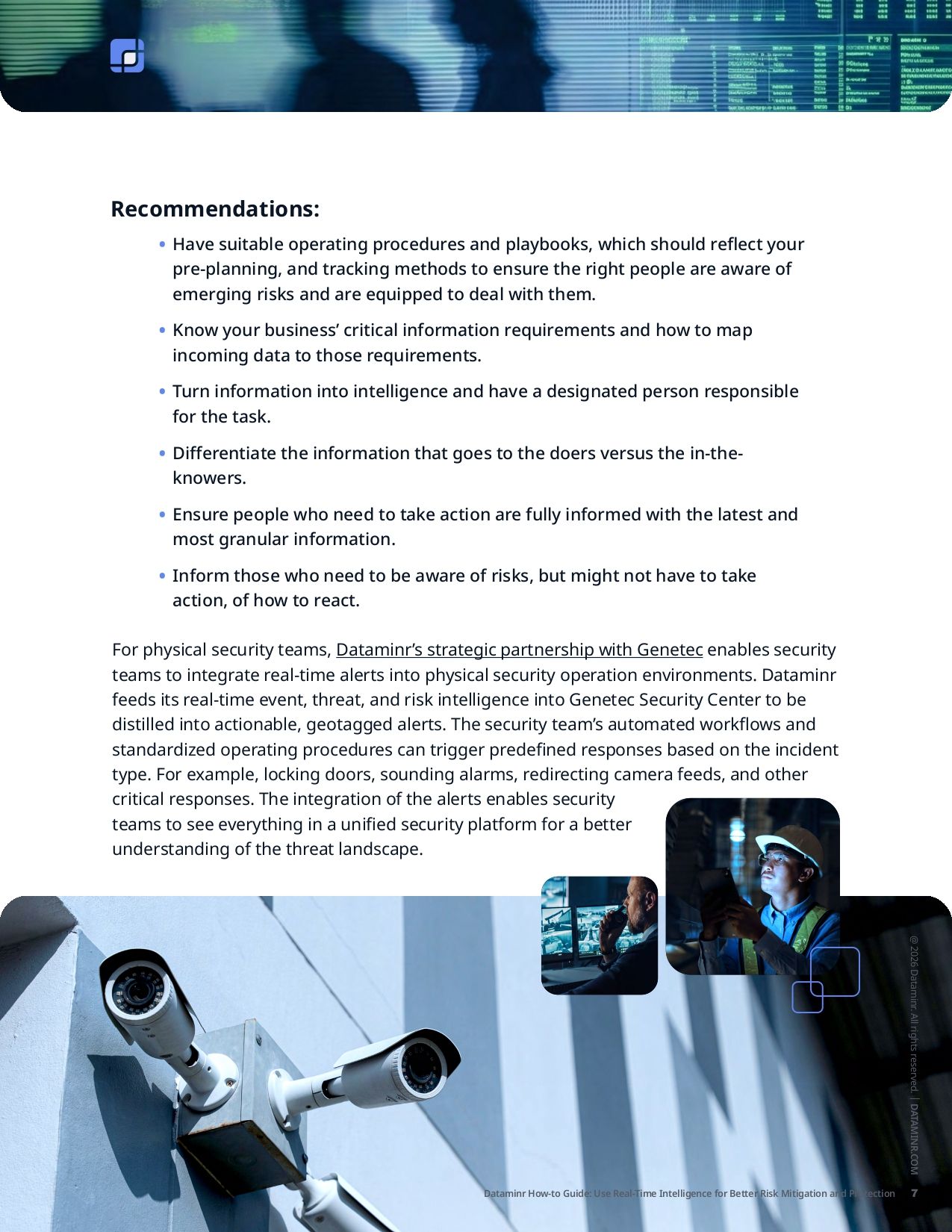 Use Real-Time Intelligence for Better Risk Mitigation and Protection