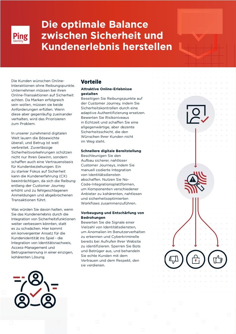 Die optimale Balance zwischen Sicherheit und Kundenerlebnis herstellen