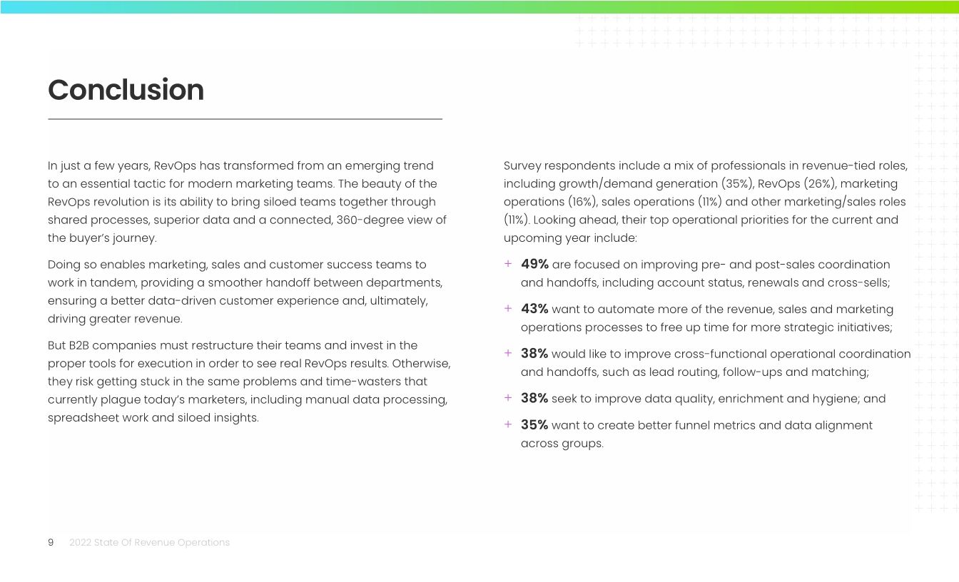 2022 State of Revenue Operations Report