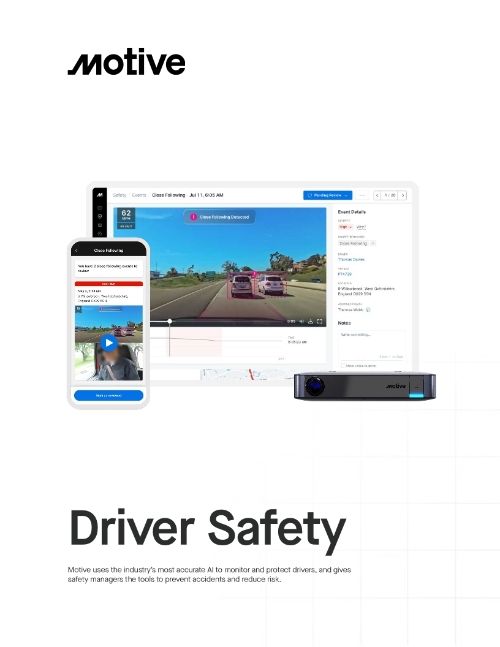 UK: Product Brief Driver Safety