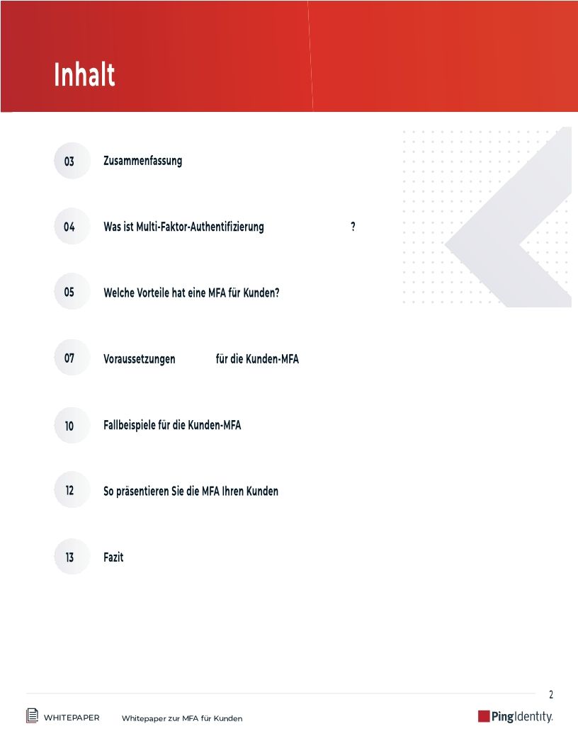 Multi-Faktor-Authentifizierung f&uuml;r Kunden