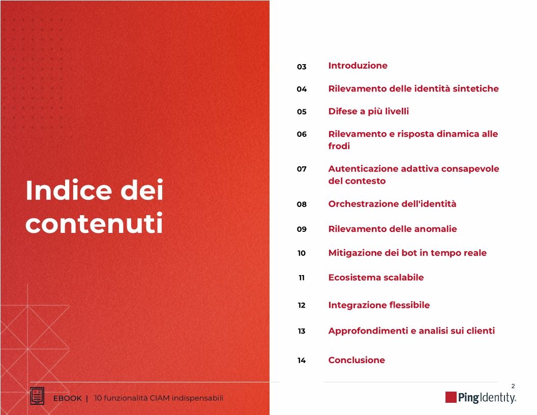 10 funzionalit&agrave; CIAM indispensabili