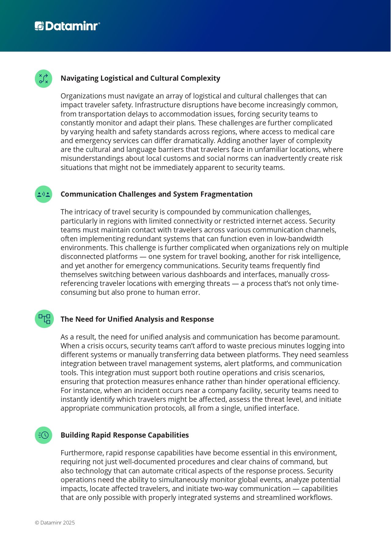 Data-driven Travel Security for the Modern Global Workforce