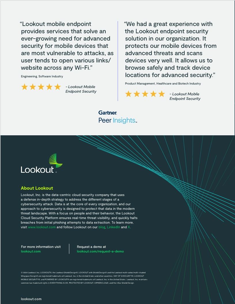 How Lookout Protects Against Scattered Spider