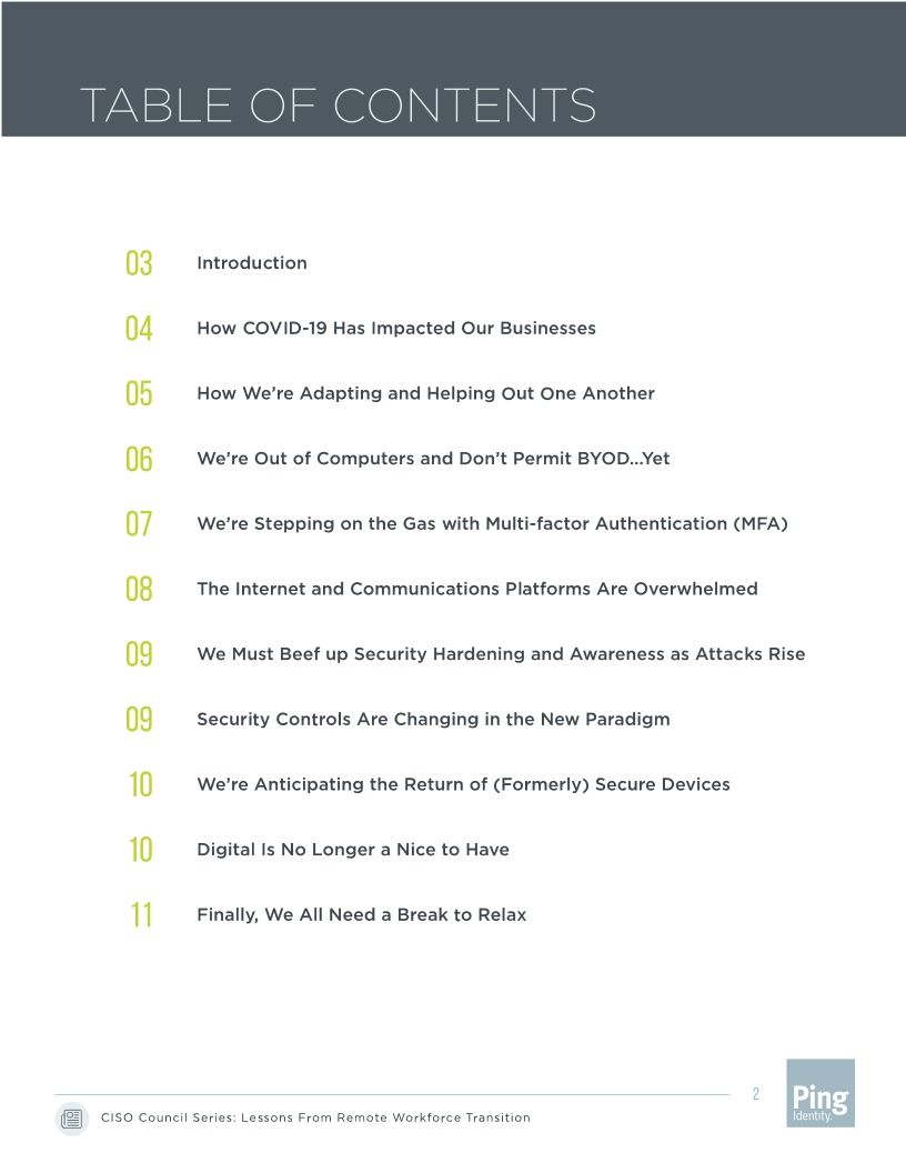 CISO Council Series: Lessons From Remote Workforce Transitions