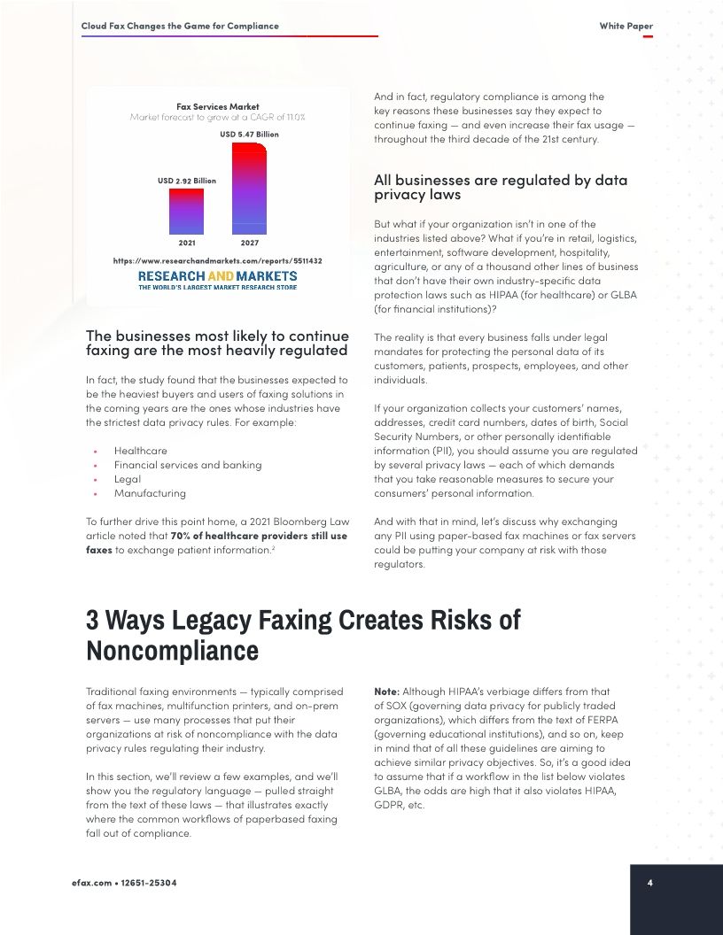 Cloud Fax Changes the Game for Compliance