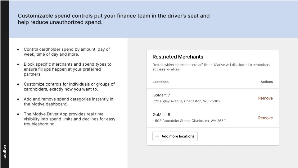 Motive Spend Management