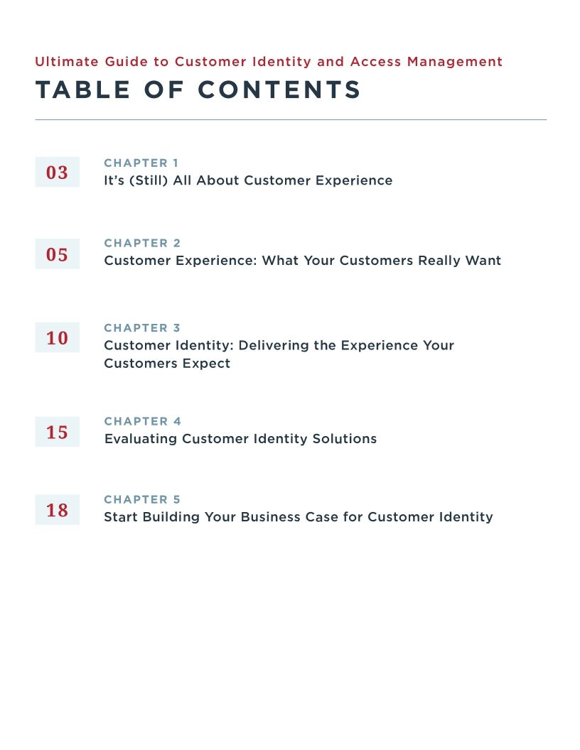 Ultimate Guide to Customer Identity & Access Management