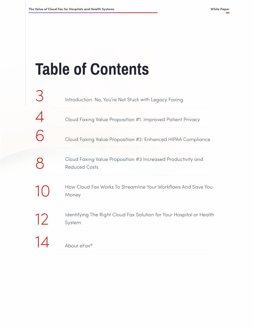 The Value of Cloud Fax for Hospitals and Health Systems