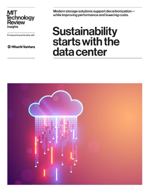 MIT Technology Review Sustainability Starts with The Data Center