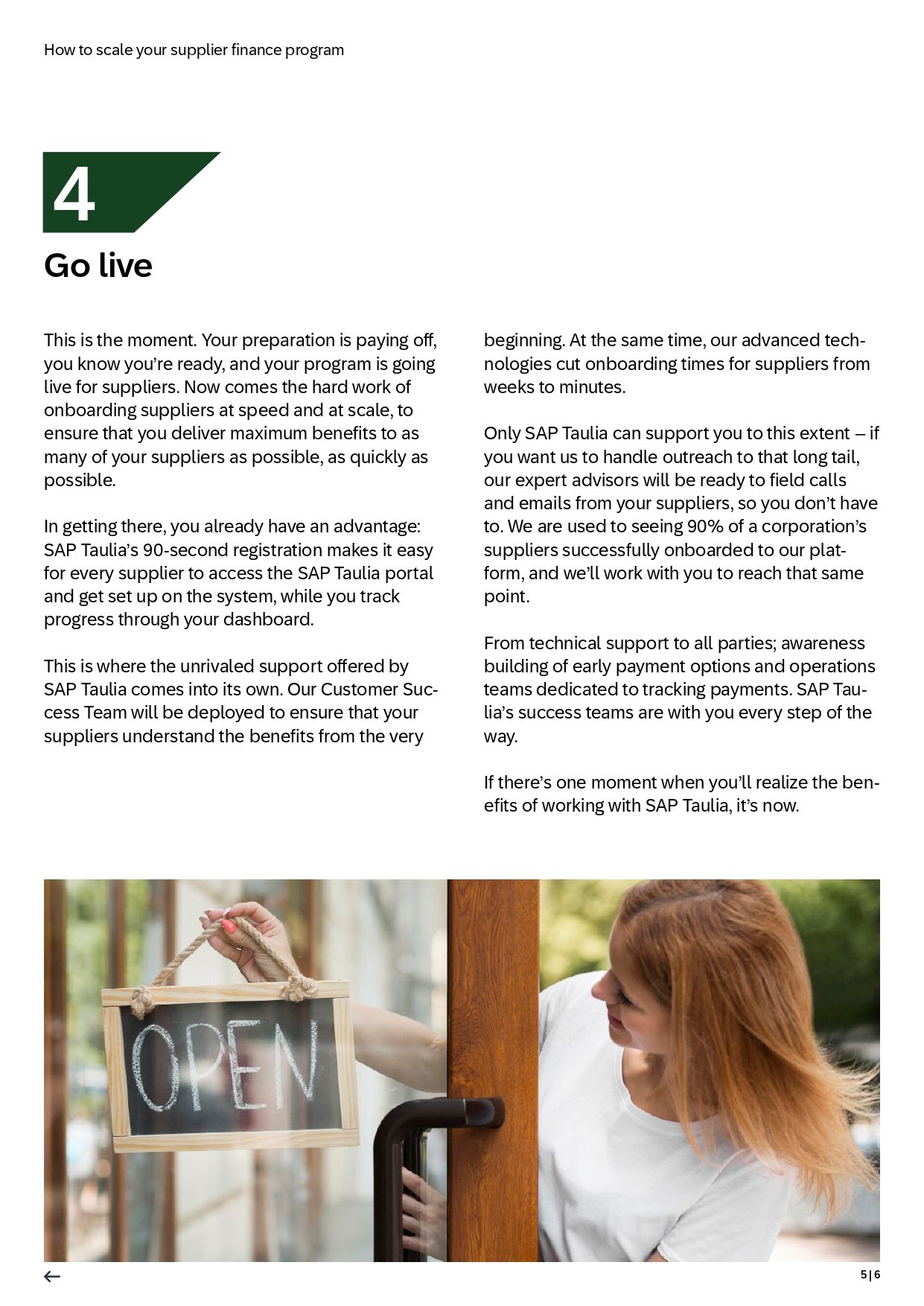 How to scale your supplier finance program