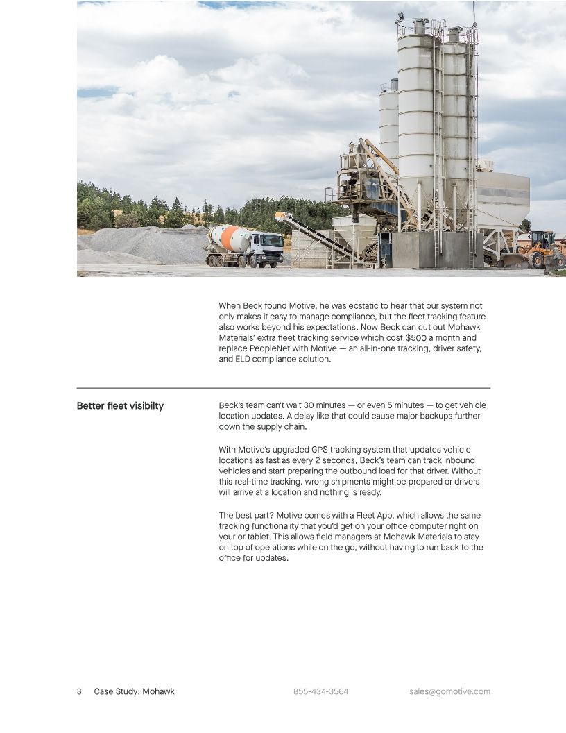 Mohawk Materials Case Study