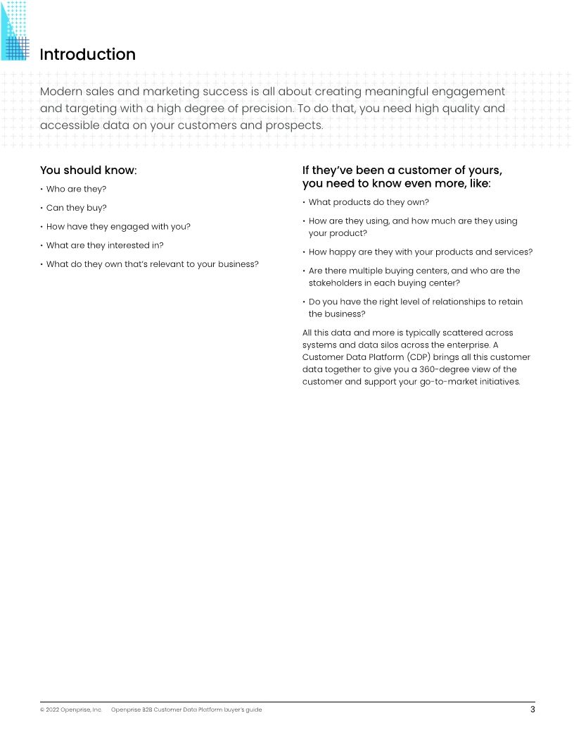 The Customer Data Platform Buyer’s Guide