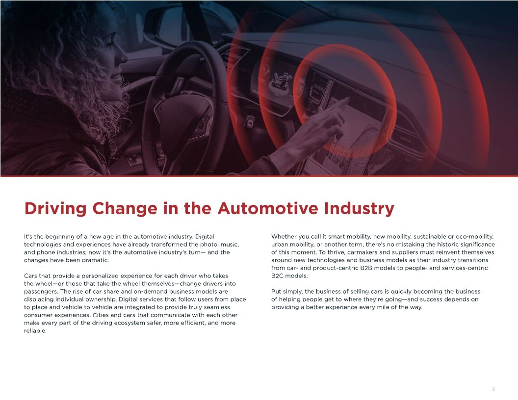 Unlock the Potential of Smart Mobility and the Connected Car