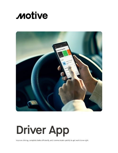 UK Product Brief Driver App
