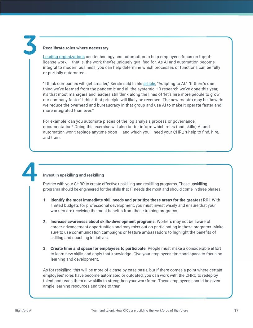 Tech and talent: How CIOs are building the workforce of the future