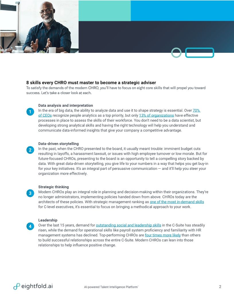 The strategic CHRO: Redefining talent leadership for the digital age