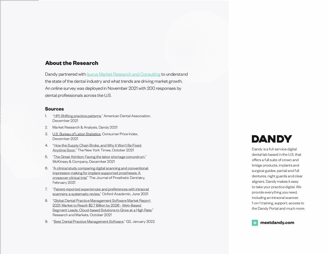 Dental Industry Report