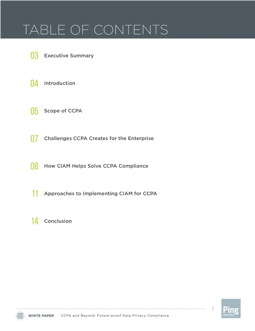 CCPA and Beyond: Future-proof Data Privacy Compliance