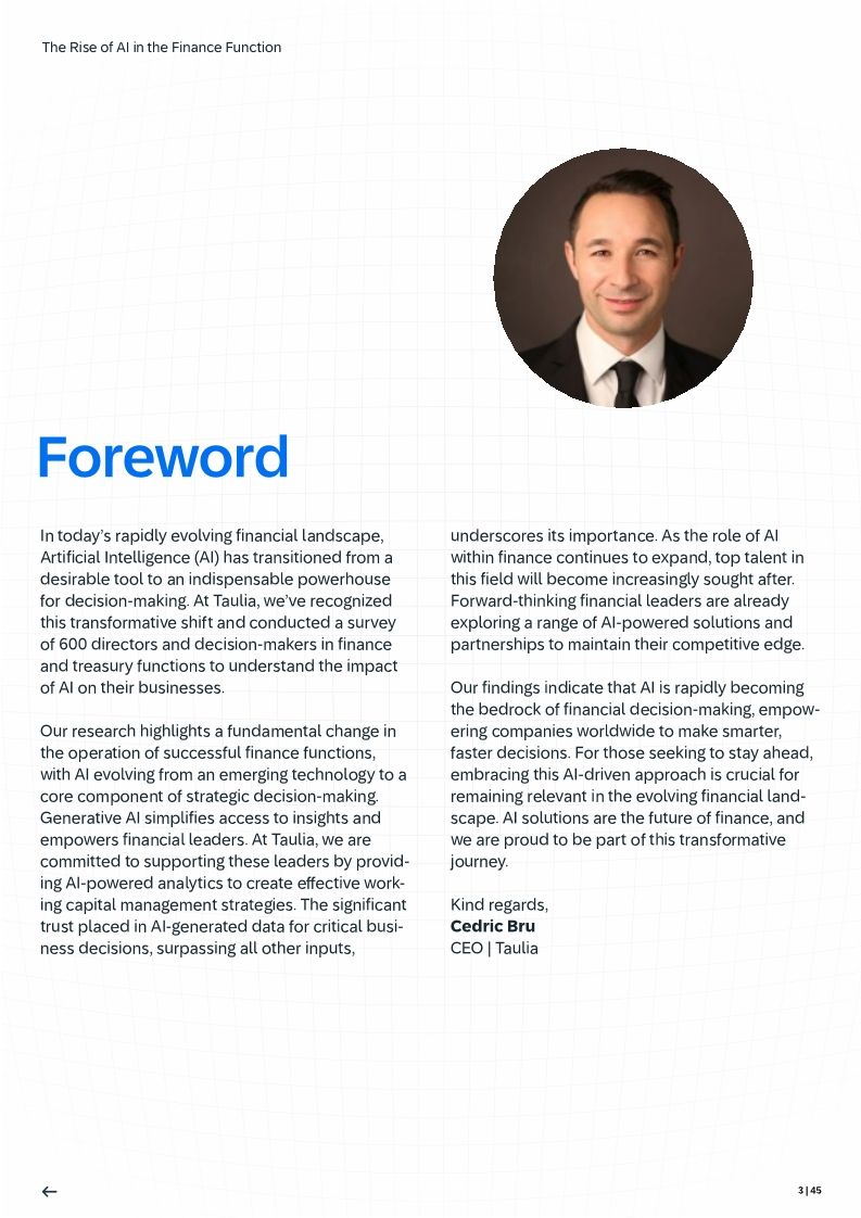 The Rise of AI in the Finance Function