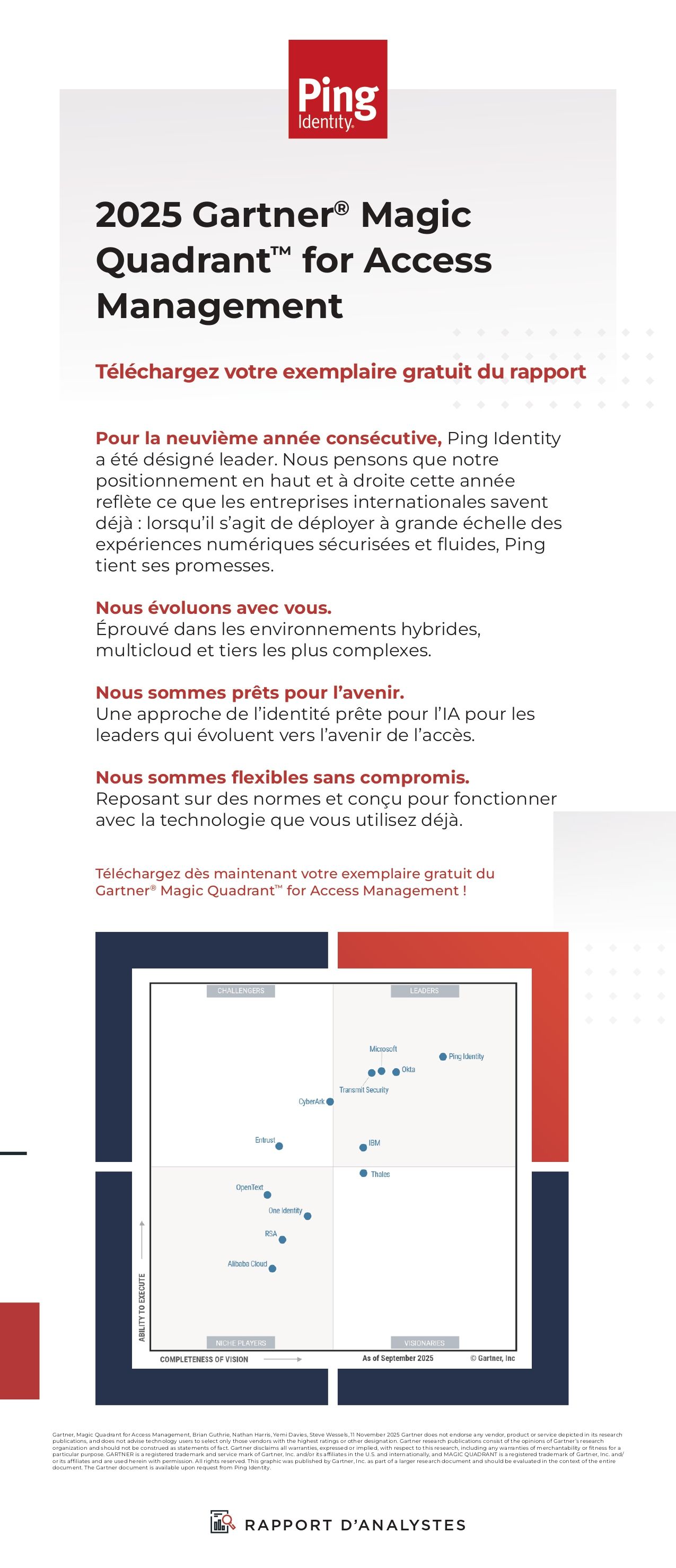 2025 Gartner® Magic Quadrant™ for Access Management