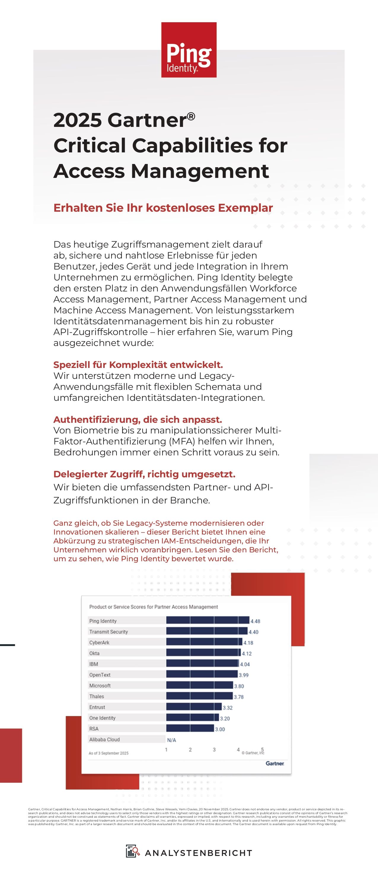 2025 Gartner® Critical Capabilities for Access Management