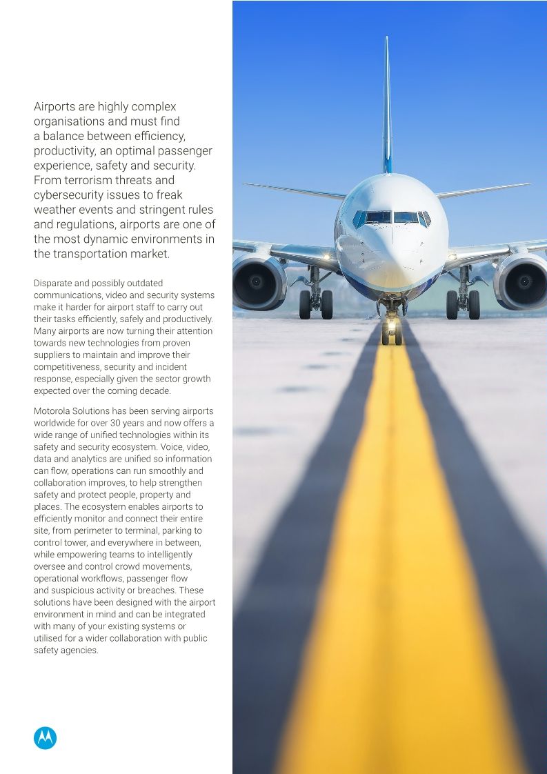 Whitepaper (NoBa): Safer, efficient airports