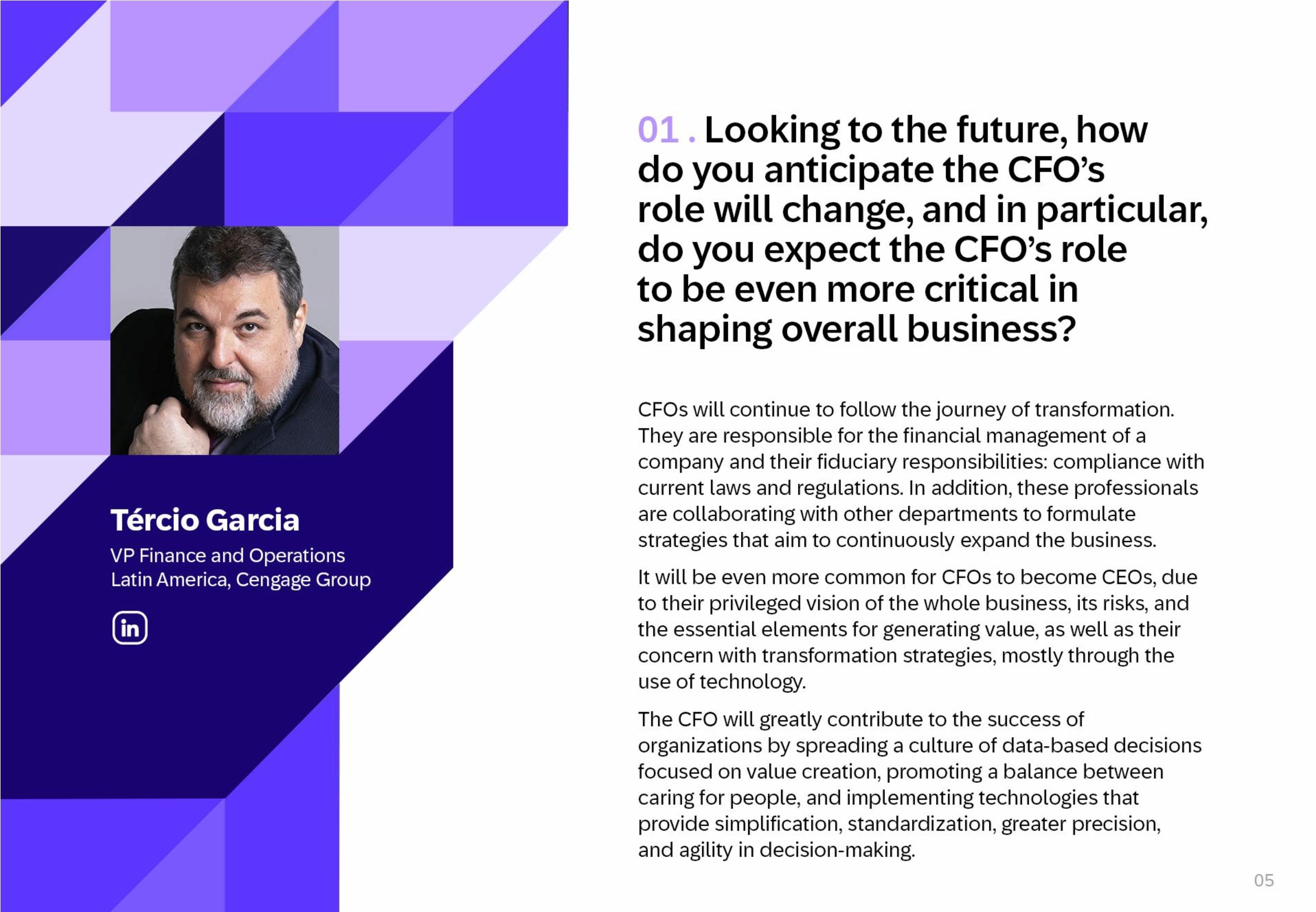 CFOs beyond figures: Steering business into the future